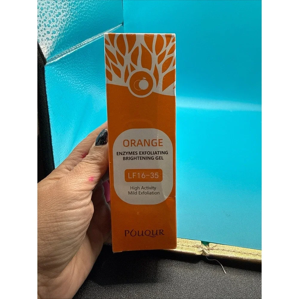 100g Orange Enzymes Facial Skin Exfoliating Brightening Scrub Gel New